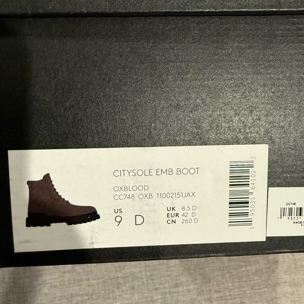 Coach Citysole Signature Unisex Boots 10/10.5 - Picture 3 of 3